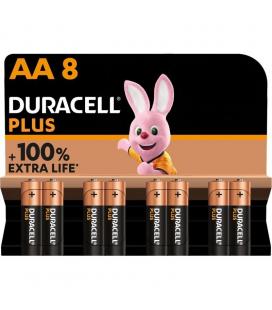 Pack de 8 pilas aa duracell plus extra life lr6-mn1500aa8/ 1.5v/ alcalinas