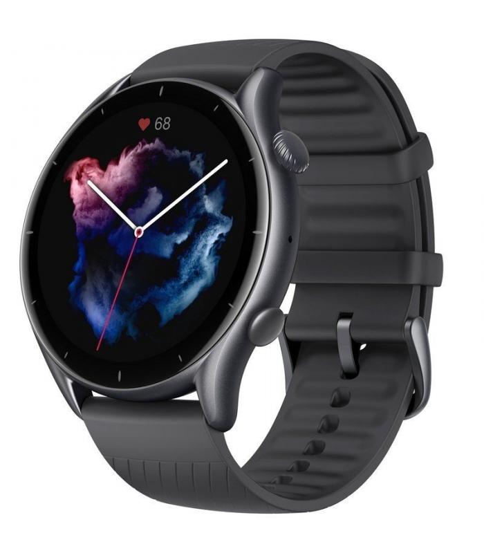 Smartwatch huami amazfit gtr 3/ notificaciones/ frecuencia cardíaca/ gps/  negro