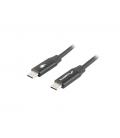 Cable usb lanberg 2.0 macho - usb tipo c macho quick charge 4.0 1.8m negro - Imagen 2