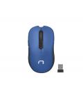 RATON NATEC TOUCAN WIRELESS 1600 DPI OPTICO AZUL-BLANCO - Imagen 1