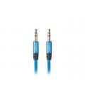 Cable minijack lanberg 3.5mm m - m 3 pin 3m premium azul - Imagen 3