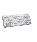 Logitech MX Keys Mini teclado RF Wireless + Bluetooth QWERTY Español Aluminio, Blanco - Imagen 3