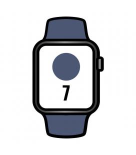 Apple watch series 7/ gps/ cellular/ 41 mm/ caja de acero grafito/ correa deportiva azul abismo - Imagen 1
