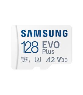 Tarjeta de Memoria Samsung EVO Plus 2021 128GB microSD XC con Adaptador/ Clase 10/ 130MBs