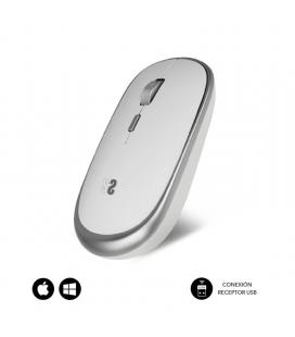 Ratón inalámbrico subblim wireless mini/ hasta 1600 dpi/ plata - Imagen 1