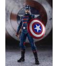 Figura tamashi nations capitan america john walker marvel the falcon and the winter soldier s. - Imagen 1