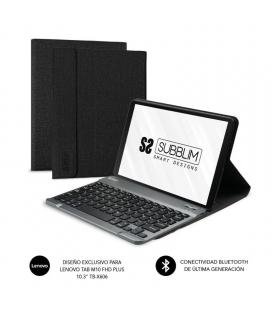 Funda con teclado subblim keytab pro bt para tablet lenovo tab m10 fhd plus de 10.3'/ negra