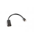 Adaptador lanberg minidisplayport macho - hdmi hembra 20cm negro - Imagen 3