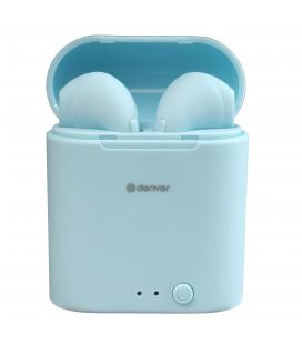 Auricular bluetooth denver twe - 46 - azul turquesa - Imagen 1