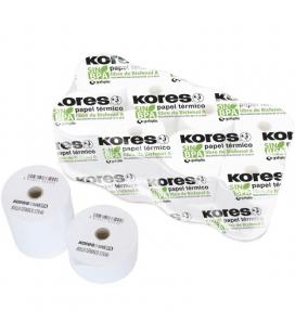 Rollo papel térmico maxi kores 56674300/ 57 x 45 x 12mm/ 24 m/ 10 unidades - Imagen 1