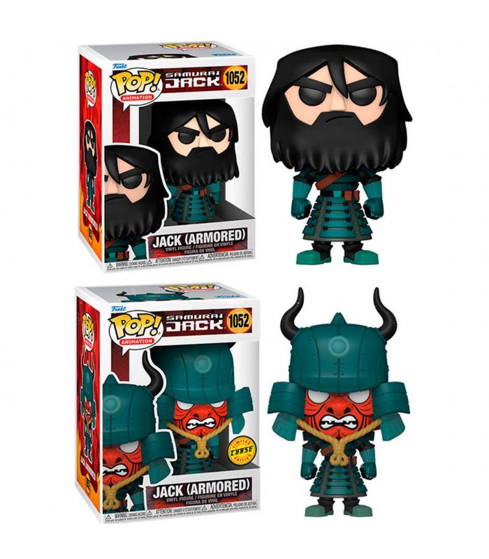 Funko pop animacion samurai jack jack con armadura opcion chase 49276