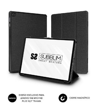 Funda shock case subblim cst-5sc110 para tablet lenovo m10 fhd plus tb-x606 de 10.3'/ negra - Imagen 1