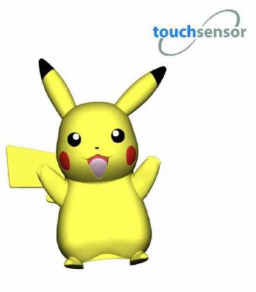 Lampara led teknofun madcow entertainment pokemon pikachu happy 25 cm touch sensor - Imagen 1