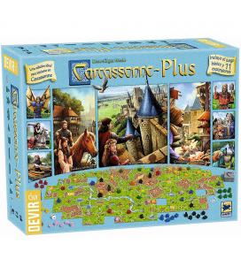 Juego de mesa devir carcassonne plus juego basico & 11 expansiones - Imagen 1