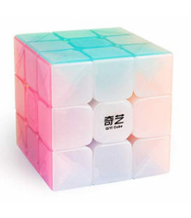 Cubo de rubik qiyi 3x3 warrior jelly stk - Imagen 1