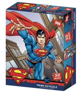 Puzzle 3d lenticular dc comics superman 300 piezas - Imagen 1