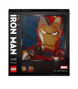 LEGO ART 31199 Marvel Studios Iron Man, Póster DIY para Pared - Imagen 1
