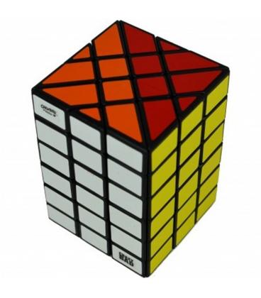 Cubo de rubik calvin's 4x4x6 crazy bad fisher negro - Imagen 1