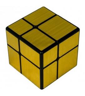 Cubo de rubik qiyi mirror 2x2 oro - Imagen 1