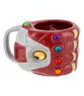 Taza 3d xl paladone marvel los vengadores guantelete del infinito con gemas - Imagen 1