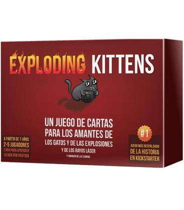 Juego de mesa asmodee exploding kittens pegi 7 - Imagen 1