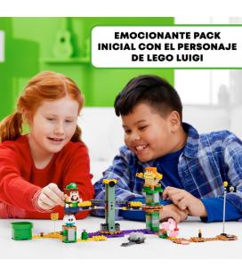 LEGO Super Mario 71387 Aventuras con Luigi Pack Inicial, Juguete con Mini Figura Interactiva, Set de Construcción, Starter Pack 