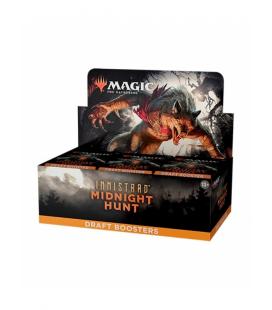 Juego de cartas caja de cartas wizard of the coast magic the gathering draft booster innistrad midnight hunt 36 sobres ingles - 