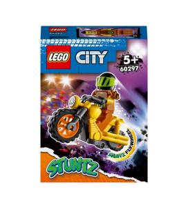 LEGO 60297 City Stuntz Moto Acrobática: Demolición, Juguete para Niños +5 años - Imagen 1