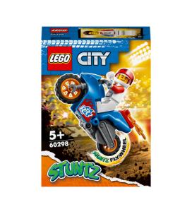 LEGO 60298 City Stuntz Moto Acrobática: Cohete, Juguete para Niños - Imagen 1