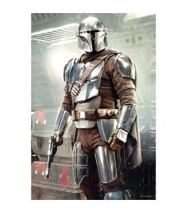 Puzle lenticular prime 3d 200 piezas the mandalorian el mandaloriano mando - Imagen 1