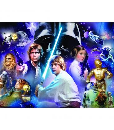 Puzle lenticular prime 3d 500 piezas star wars personajes - Imagen 1