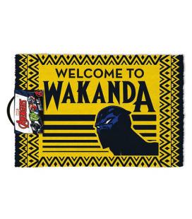 Felpudo pyramid marvel welcome to wakanda pantera negra black panther - Imagen 1