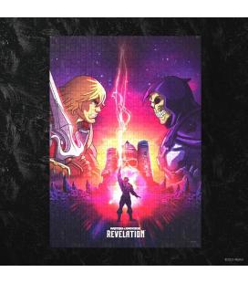 Puzzle amos del universo revelacion he - man & skeletor 1000 piezas - Imagen 1