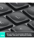 Logitech MX Keys Mini teclado RF Wireless + Bluetooth QWERTY Español Grafito - Imagen 3