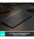 Logitech MX Keys Mini teclado RF Wireless + Bluetooth QWERTY Español Grafito - Imagen 5