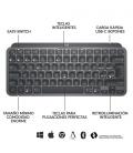 Teclado Logitech Mx Keys Mini Grafito Wireless Inalámbrico Qwerty Español