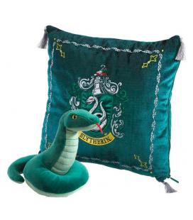 Peluche pack the noble collection harry potter serpiente mascota slytherin + cojin slytherin