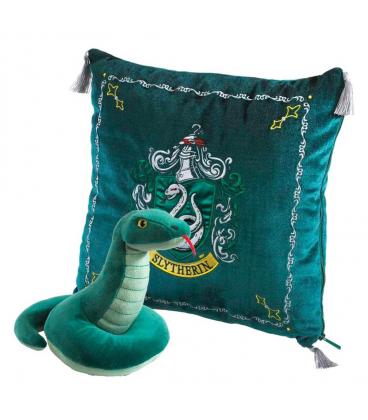 Peluche pack the noble collection harry potter serpiente mascota slytherin + cojin slytherin - Imagen 1