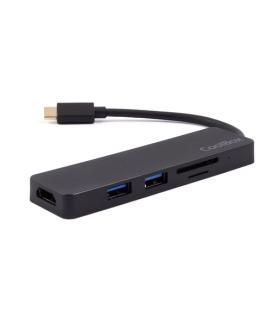 CoolBox miniDock USB-C Lite 2 USB 3.2 Gen 1 (3.1 Gen 1) Type-C Negro - Imagen 1