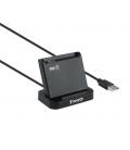 LECTOR DE TARJETAS EXTERNO TOOQ TQR-220B DNIE VISION USB 2.0 NEGRO - Imagen 1