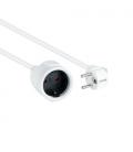 Nanocable Cable de Alimentación Alargador, Blanco, 5 m - Imagen 1