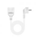 Nanocable Cable de Alimentación Alargador, Blanco, 5 m - Imagen 2