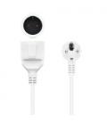 Nanocable Cable de Alimentación Alargador, Blanco, 5 m - Imagen 3