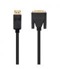 Nanocable Cable Conversor DisplayPort a DVI, DP/M - DVI/M, Negro, 1 m - Imagen 2