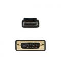 Nanocable Cable Conversor DisplayPort a DVI, DP/M - DVI/M, Negro, 1 m - Imagen 3
