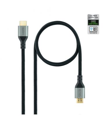 Nanocable Cable HDMI 2.1 Certificado ULTRA HIGH SPEED A/M-A/M, Negro, 1.5 m - Imagen 1