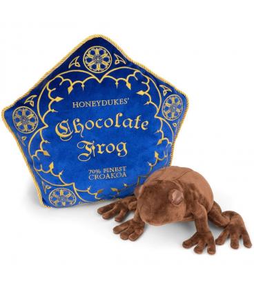 Peluche the noble collection harry potter rana de chocolate + cojin - Imagen 1