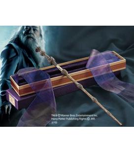 Replica the noble collection harry potter varita de albus dumbledore en caja de olivander - Imagen 1