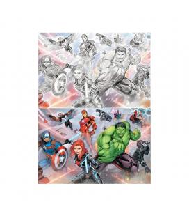 Puzzle para rascar prime 3d marvel 150 piezas