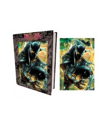 Puzzle libro lenticular prime 3d marvel wakanda forever 300 piezas - Imagen 1